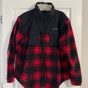 Columbia Women's Bold Red and Black Utility Jacket 2X